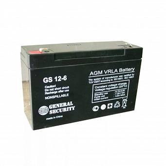 Аккумулятор 6В 12 А/ч GS General Security
