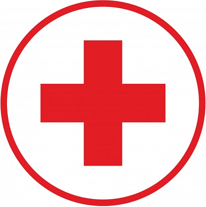 Знак медицинский "Красный крест" (Пленка 400х400мм)
