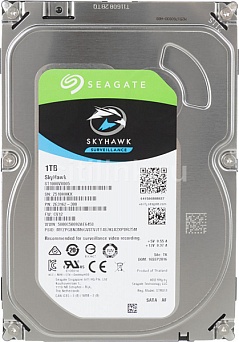 Жесткий диск SEAGATE Skyhawk ST1000VX005 1ТБ (HDD, Sata III)