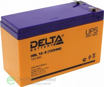 Аккумулятор 12В 9 А/ч Delta HR 12-9L 