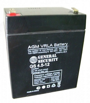 Аккумулятор 12В 4,5 А/ч GSL 4.5-12 General Security
