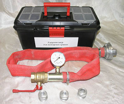 Гидротестер для проверки давления в пожарных кранах