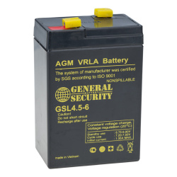 Аккумулятор 6В 4,5 А/ч GSL4,5-6 General Security