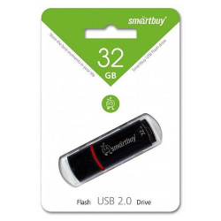 Флеш накопитель USB 32 Gb Smartbuy Crown black 