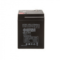 Аккумулятор 6В 4,5 А/ч GS 4,5-6 General Security