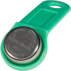 Ключ Touch Memory DS-1990A зеленый
