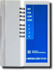 Мираж-GSM-T4-03 Контроллер с поддержкой 2-х сетей стандарта GSM/GPRS-900/1800