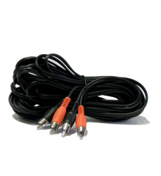 Шнур 2 RCAх2 RCA 10.0m REXANT 17-0108