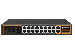 Коммутатор PoE Optimus U1I-16F/2b/2G/2S