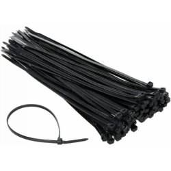 Хомут nylon 4.8 х 200мм (100шт) черный Optimus