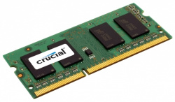Оперативная память SO-DIMM DDR3 SODIMM 4Gb 1600 Мгц Crucial PC3-12800 ret. CT51264BF160BJ