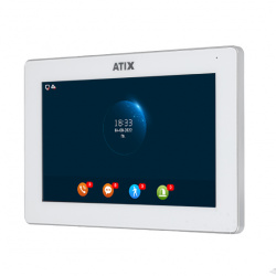 Atix AT-I-M721F/IW White Видеодомофон 7", 2MP , IPC , WIFI (бывш.AD-770FHD/T White)