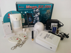 Комплект GSM сигнализации Mega SX-300 Охранный беспроводной 