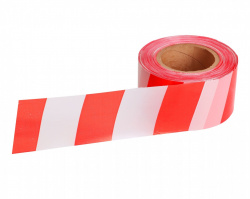 Лента оградительная красно-белая 50х200 403-009