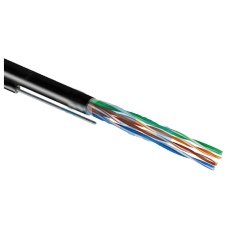 Кабель UTP 4PR 24AWG CAT5e (outdoor+ТРОСС) REXANT 01-0046 (бухта 305м)