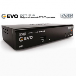 Приставка для цифрового телевидения EVO-T2 101