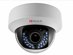 HiWatch HD-TVI видеокамера DS-T107 (*-*), куп, внут, (2.8-12mm) 1Мп, 1/4" CMOS, ИК 30м