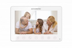 AccordTec AT-VD 751C/M WH (Белый) Видеодомофон  7”