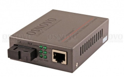 OSNOVO OMC-100-11S5a Оптический Fast Ethernet медиаконвертер для передачи Ethernet по одному волокну