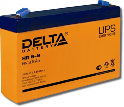 Аккумулятор 6В 9 А/ч Delta HR 6-9 (634W)