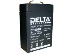 Аккумулятор 6В 2,8 А/ч Delta DT 6028