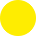 Знак T910 "Осторожно!" (Пленка 150х150) желтый круг