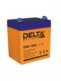 Аккумулятор 12В 5 А/ч Delta DTM 1205
