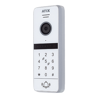 Вызывная видеопанель Atix AT-I-D31F/CKR (white) антивандальная накладная на 8 абонентов
