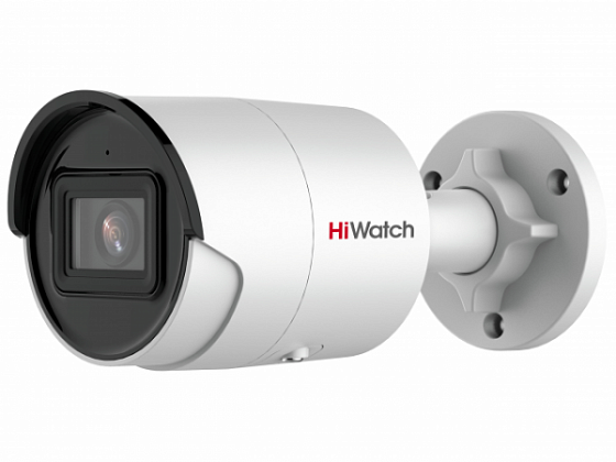 HiWatch IP-видеокамера IPC-B082-G2/U (*-*), (2.8mm) 8Мп, 1/2.8″ Progressive Scan CMOS, EXIR 40м
