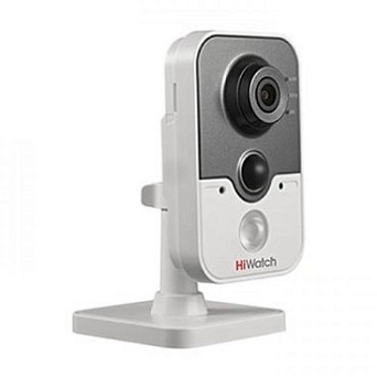 HiWatch IP-видеокамера DS-N241W (*-*), комп, внут, (4mm), 1Мп, 1/4''ProgressiveScanCMOS, ИК 10м