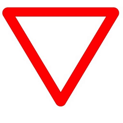 Знак дорожный 2.4 "Уступи дорогу" (Тип Б)