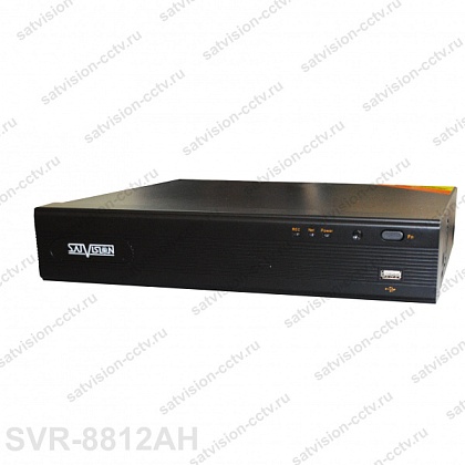 Satvision AHD/IP-Видеорегистратор SVR-8812AH Light NVMS 9000 8-ми канальный гибридный