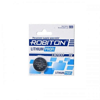 Элемент питания (батарейка литиевая) CR2032 3V BL5 ROBITON