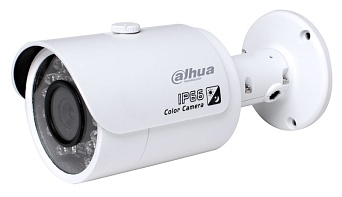 Dahua HD-CVI Видеокамера DH-HAC-HFW1100DP-0360B , цилин, ул, (3,6mm), 1Мп, 1/2.9'' CMOS, ИК 50м